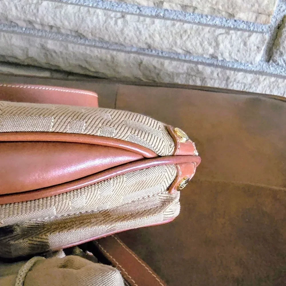 Burberry Brown Plaid Shoulder Bag - Picture 6 of 13